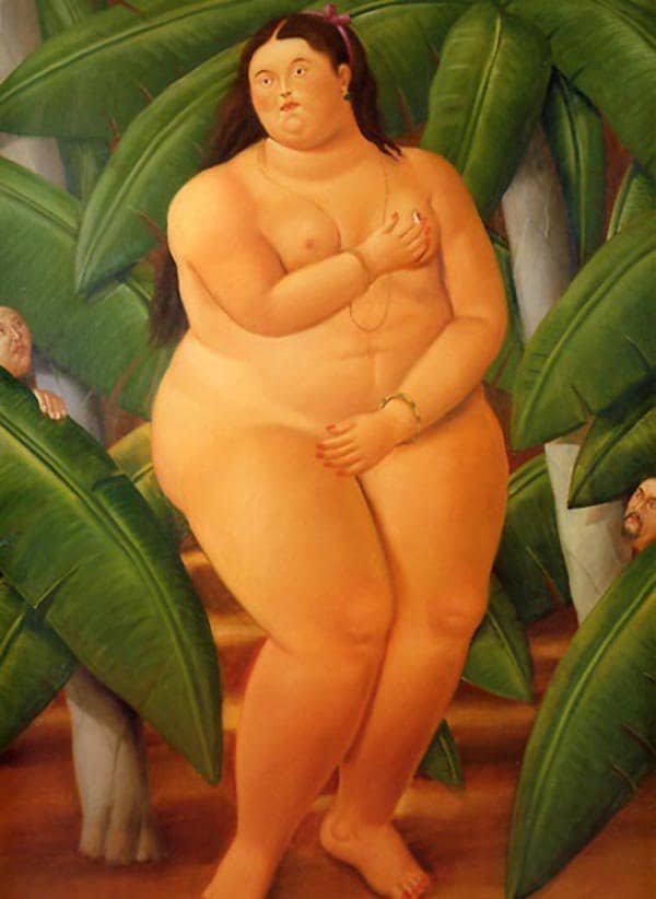 Nude-Fernando-Botero-oil-painting-1