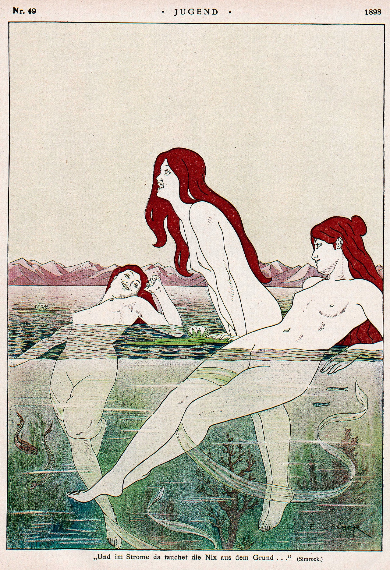E. Loeber, ''Jugend'', 1898