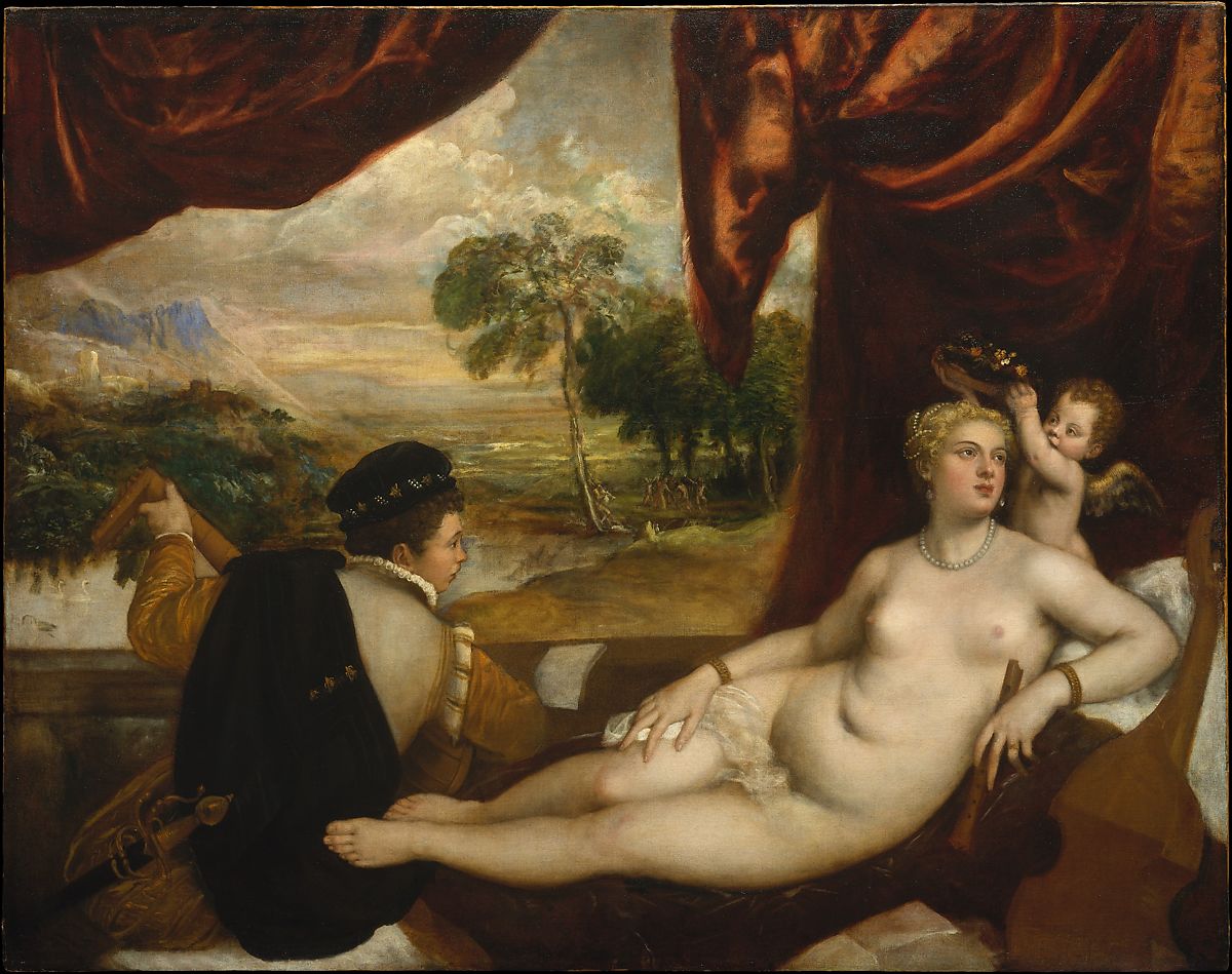 Venus and the Lute Playernca 1565–70 Titian Italian